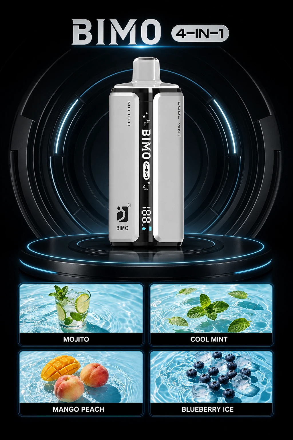 BIMO 4-IN-1 flavours